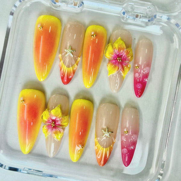 BEACH BLOOM OMBRE