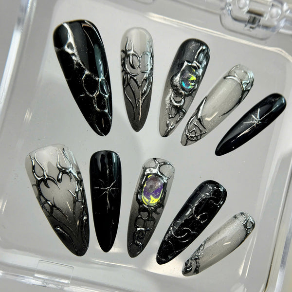Galaxy Hologram Nail